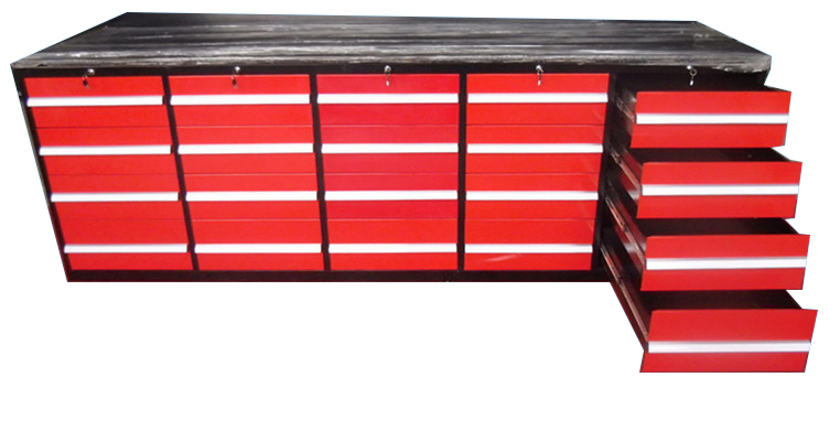 Powder Coated Tool Cabinet Workbench for Storage for Sale
