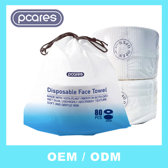 Beauty Salon Beauty Tools Disposable Dry Wet Dual Purpose Soft Cotton Face Towel
