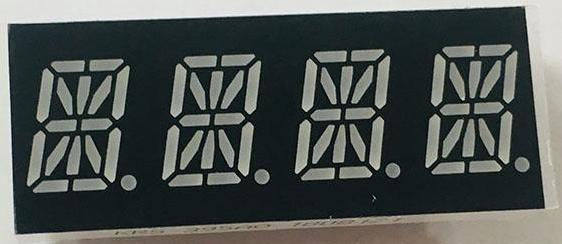 Customized SMD Segment LED Display Alphanumeric Display for Display Instruments