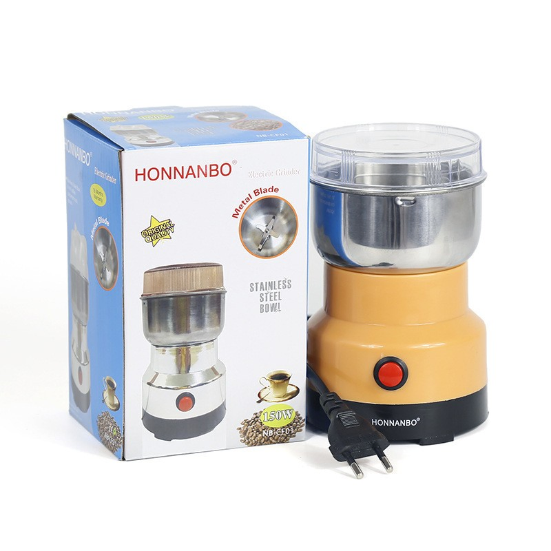 China Factory Electric Grinder Electric Coffee Bean Grinder Small Mini Stainless Steel Coffee Grinder Wholesale Low Cheap Price for Africa Market Grinder