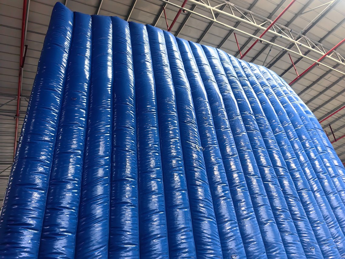 Litong Durable High Quality Temporary PVC Tarpaulin 6m*6m Inflatable Noise Control Sound Barrier Wall