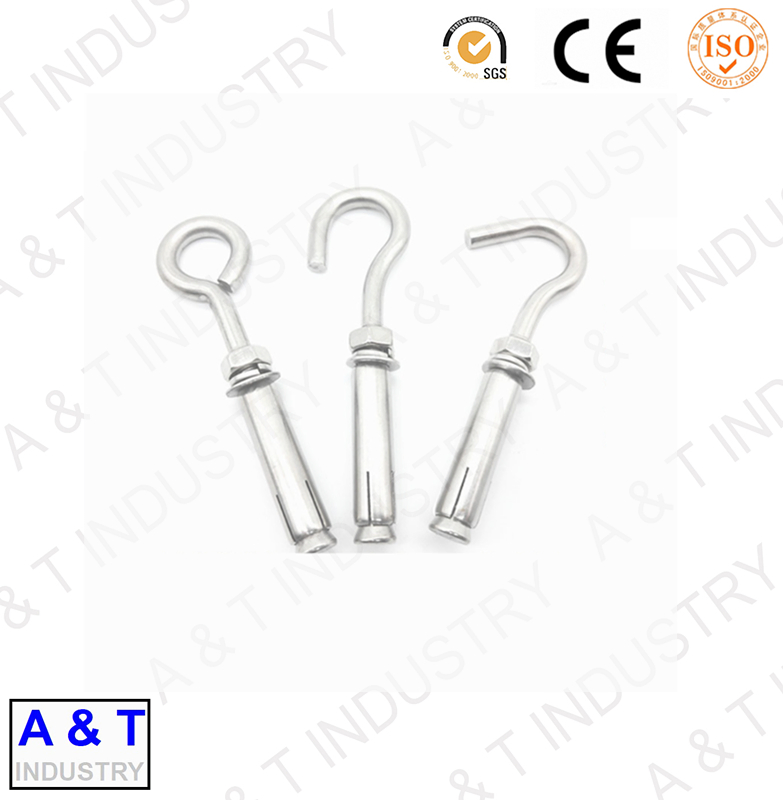 304 316 Stainless Steel Expansion Anchor Eye Bolt Plug Bolt with Ring