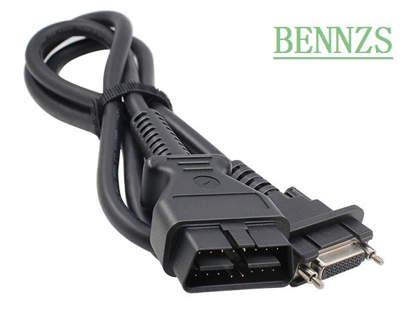 J1962 16-Pin OBD Connector Cable for Automotive Diagnostic Scanner