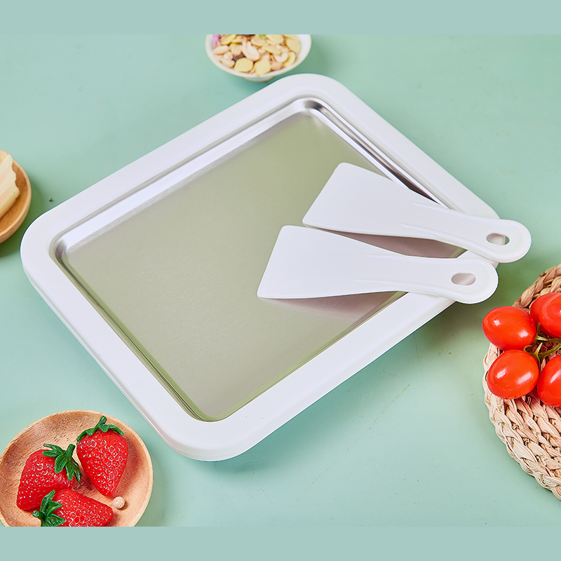 Frozen Yogurt DIY Fried Ice Machine Square Portable Household Fried Ice Machine Yogurt Machine Homemade Yogurt Maker Ice Cream Yogurt Maker