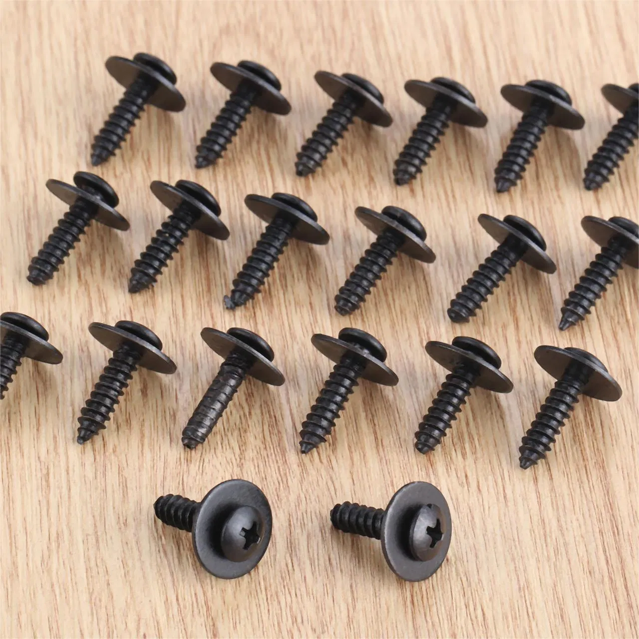 Auto Car Body Fender Screws M6 Metal Rivet Fastener Cross Self Tapping Screws Fender Screw Retainer Clips