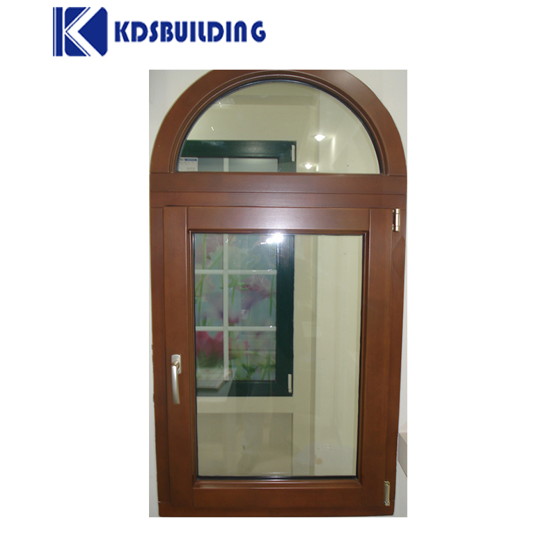  Round New Design Solid Series Door and Windows Arch Wooden Window Design