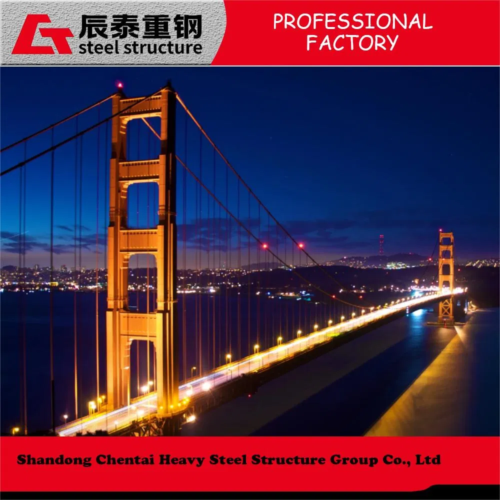 New Design Prefabricated Steel Structure Bridge Low Cost Steel Pedestrian Bridge