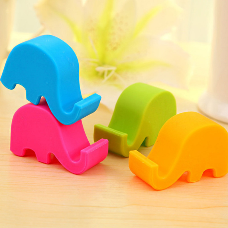 Lovely Elephant Shaped Mobile Phone Holder Universal Phone Tablet Stand Holder