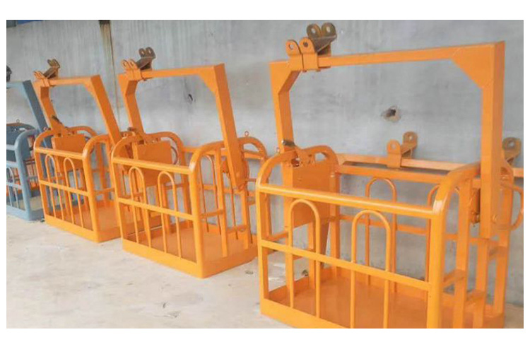 Small High-Rise Operation Crane Can Rotate The Hanging Basket