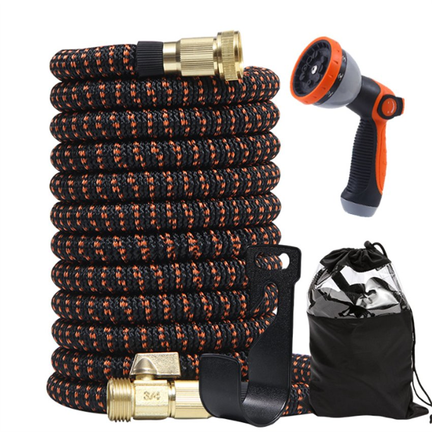 25 50 75 100FT Home Cleaning Elastic Retractable Latex Garden Snake Magic Water Irrigation Hose