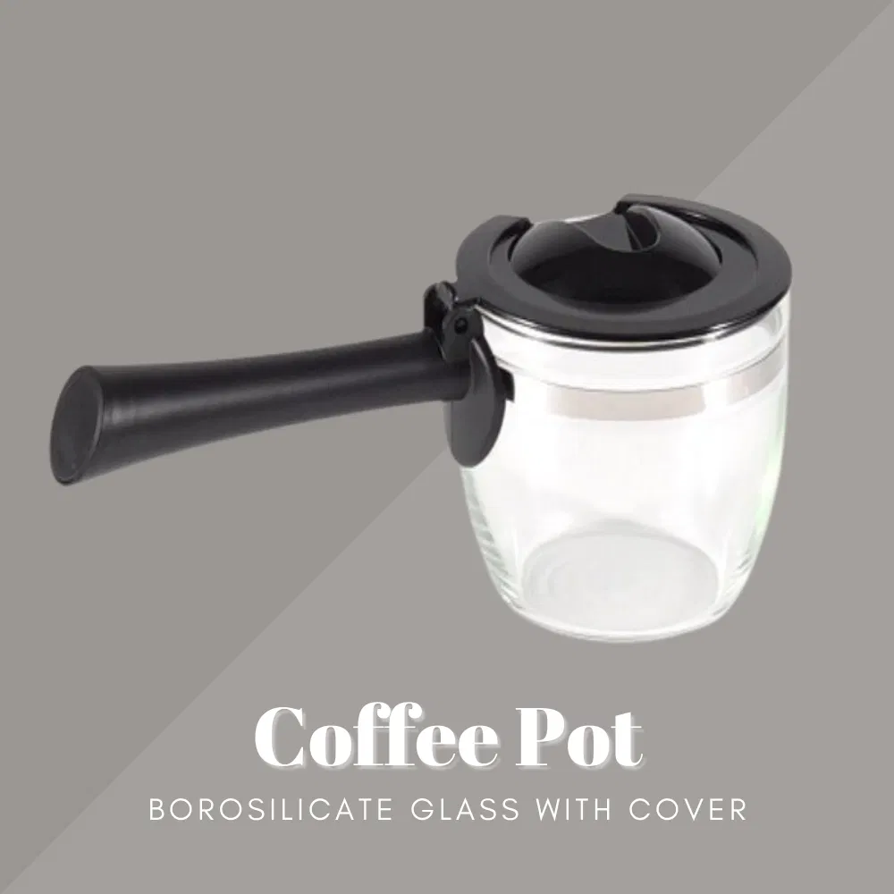 Coffee Pot Borosilicate Glass with Cover, Glass Coffee Machines Accessories Wbb13855
