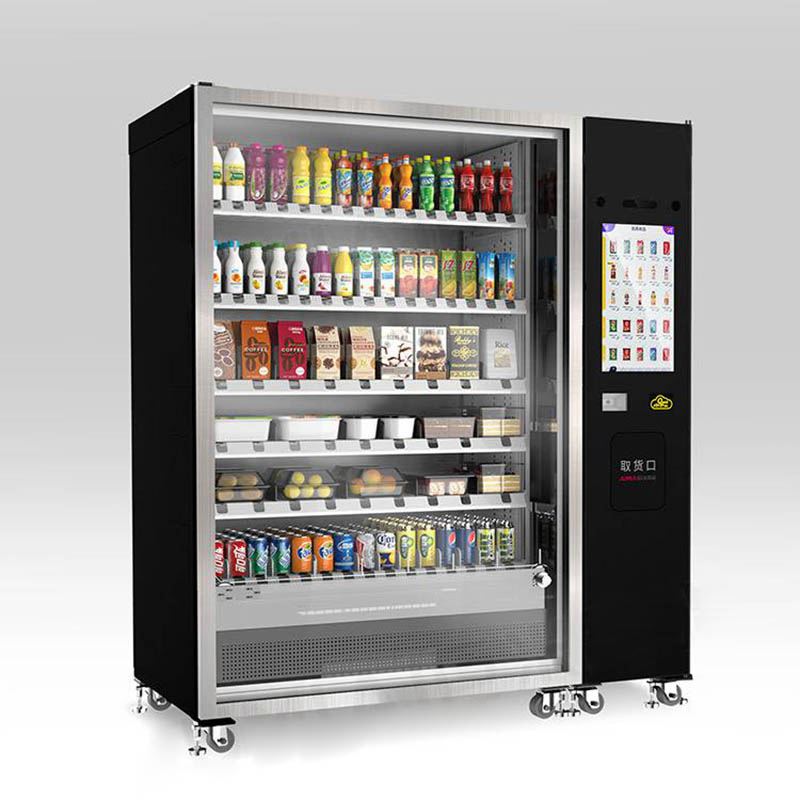 High-Quality Automatic Vending Machine for Snacks and Drinks with Touch Screen and Cashless Payment