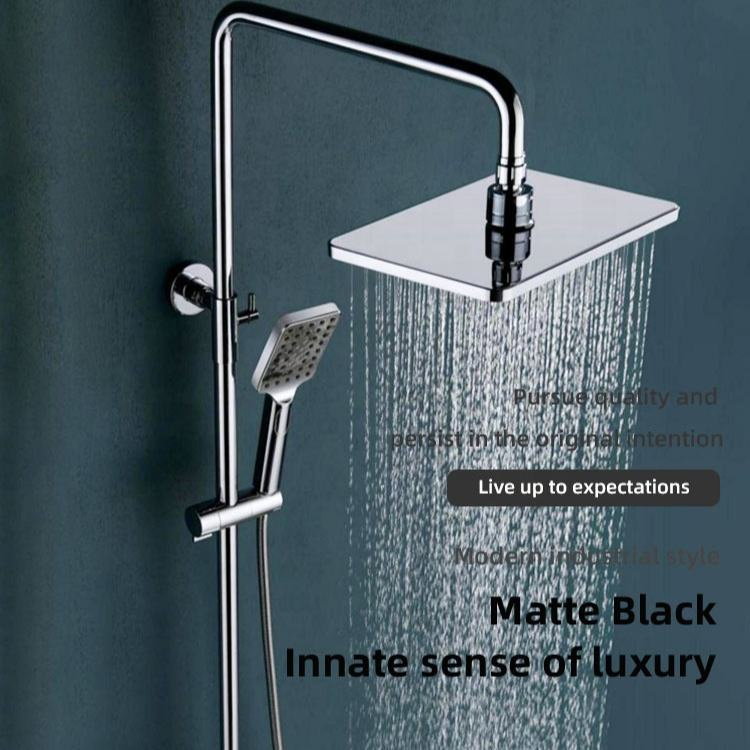 Thermostatic Water Saving Wall Mounted Waterfall Shower Set