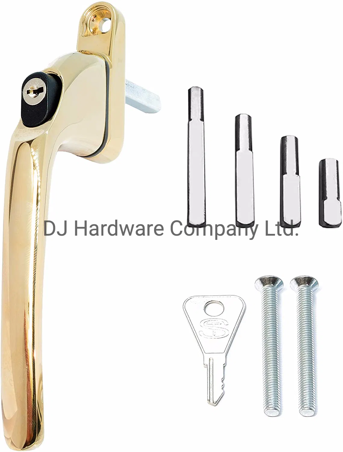 UPVC Universal Inline Lockable Window Handle Spindle Kit