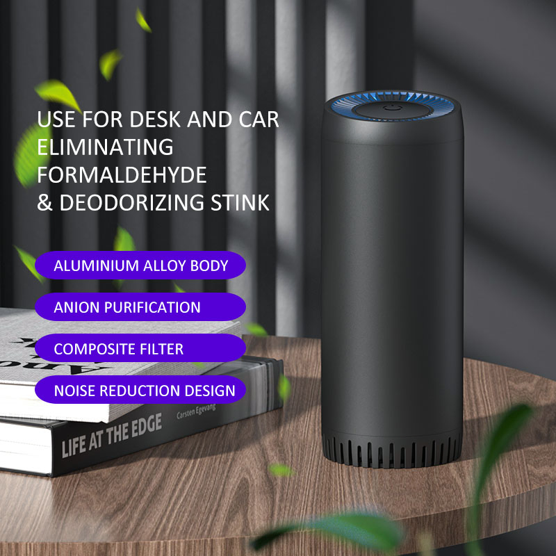 High Quality Car Air Purifier for Car Small Room Removes Dust Pet Odors Pollen