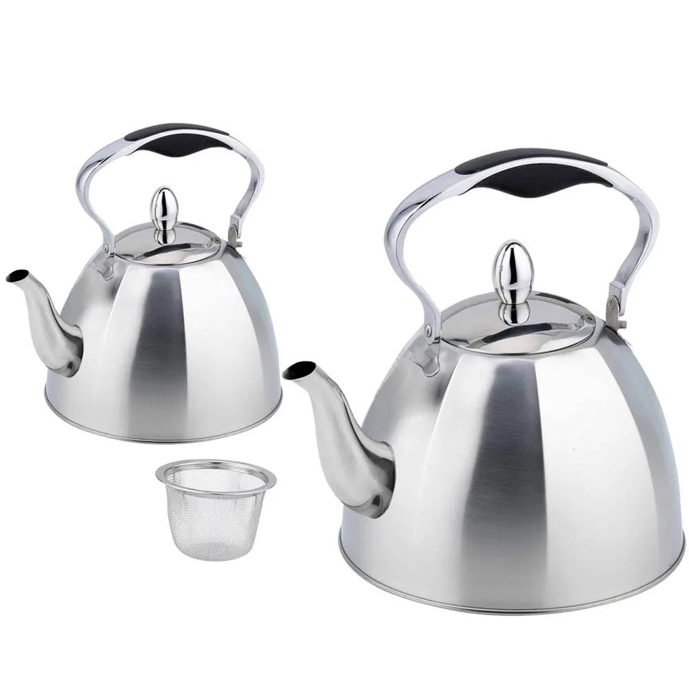 1 Litre Octagon Stainless Steel Tea Kettle with S/S Filter, Zepter Arshia for Kazakhstan Uzbekistan, Turkmenistan, Tajikistan,