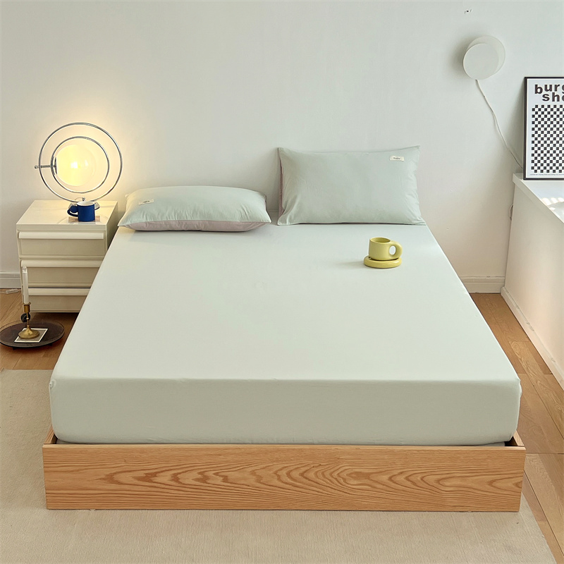 100% Cotton Fitted Sheet Full Size Deep Pocket Fitted Sheet