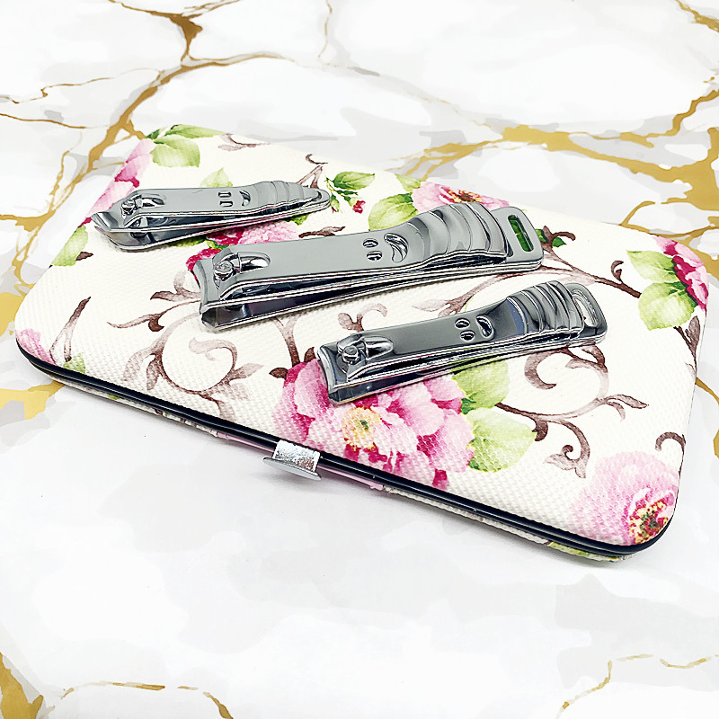 SSS 12-Piece Nail Tools Portable Leather Bag Manicure Nail Clipper Business Gift Nail Clipper Set