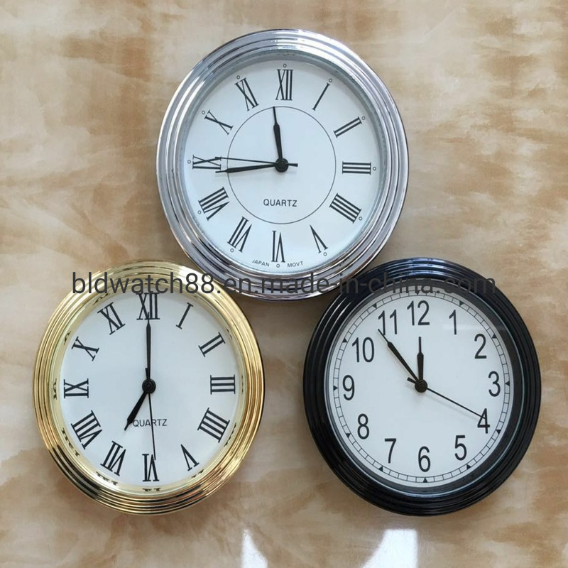 Customized Fitups Clock Mini Metal Quartz Small Clock Inserts