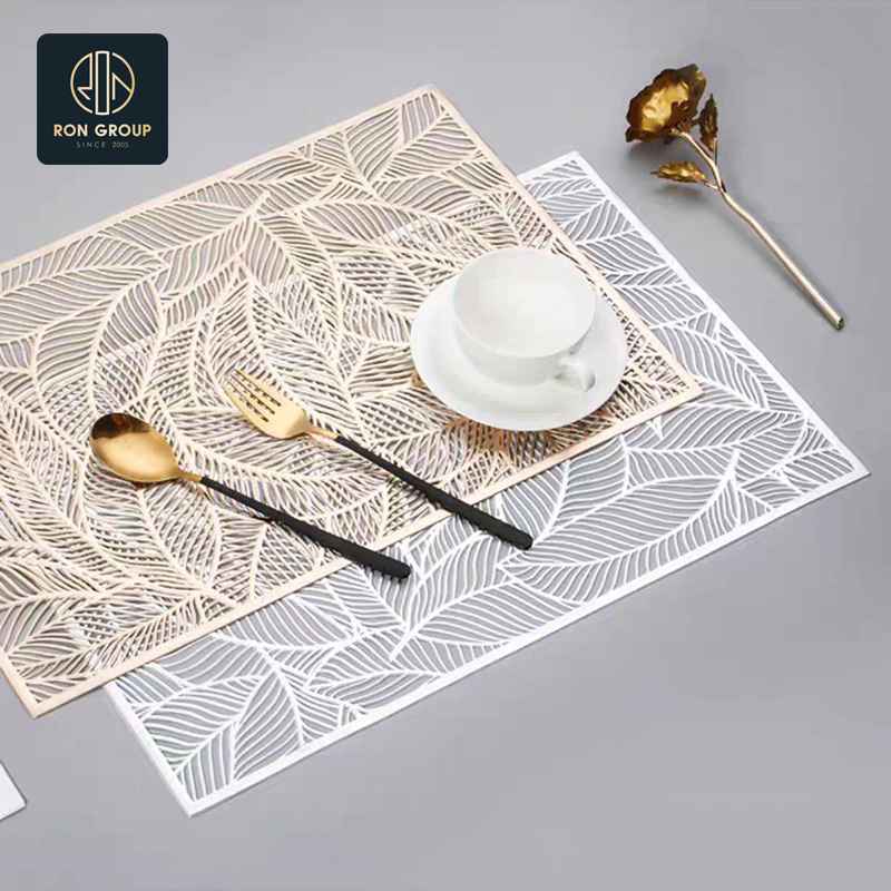 Wholesale Washable Waterproof Anti Slip Ins Placemat for Dining Restaurant Hotel Coffee Shop