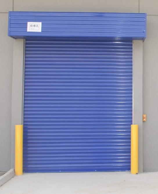 Industrial Exterior & Interior Galvanized Steel Fire Safety Fire Rated Rolling Fireproof Roller Shutter Fire Rolling up Rolling Shutter
