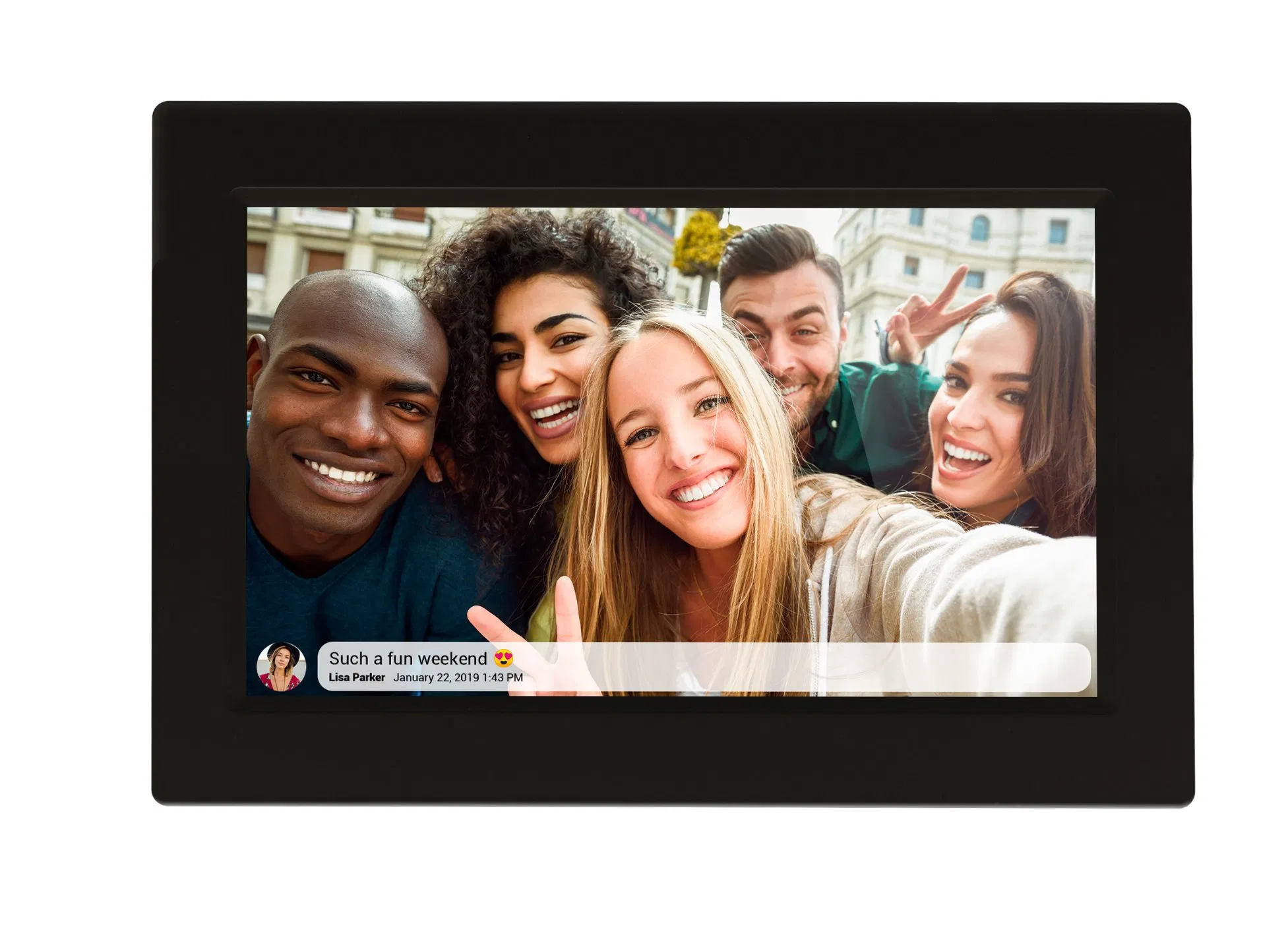 10.1 Inch WiFi Digital Photo Frame Touch Screen Digital Picture Display Frame Smart Digital Art Frame
