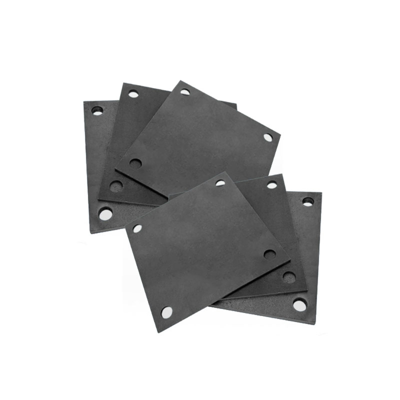 Round Hole Galvanized Iron Plate Embedded Parts Steel Plate Steel Pipe Base Welded Four-Hole Column Steel Structure