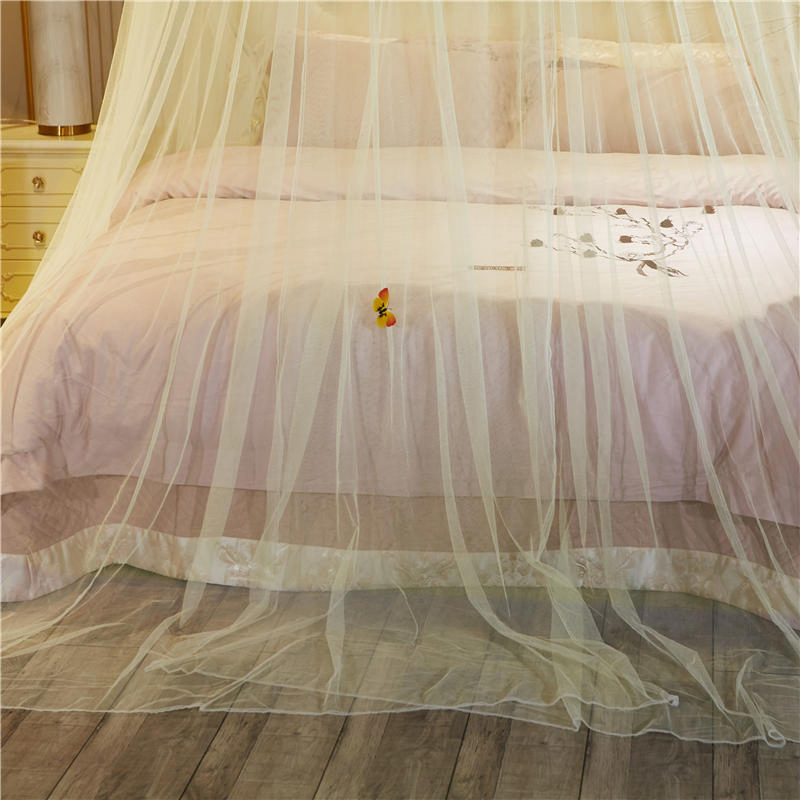 Mosquito Net Court Style Romantic Gradient Color Round Mosquito Net
