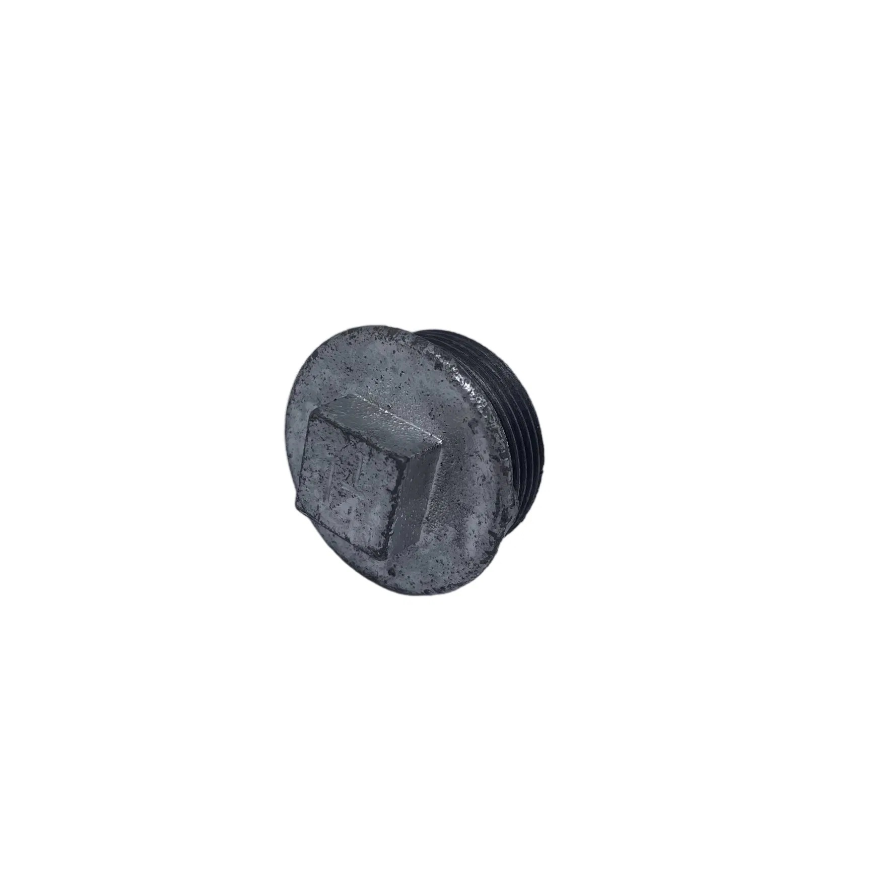 Steel Galvanized Pipe Fittings Explosion-Proof Round Head Screw Plug for Fire Pipe System