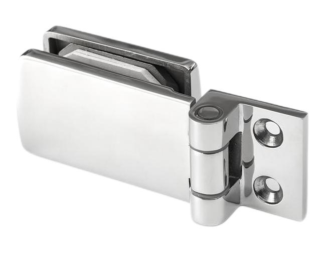 2024 Design Heavy Duty Swivel Pivot Adjustable Bisagras OEM Bathroom Shower Enclosure Hardware Patch Fitting Heavy Duty Wall-Mount Glass Hinge