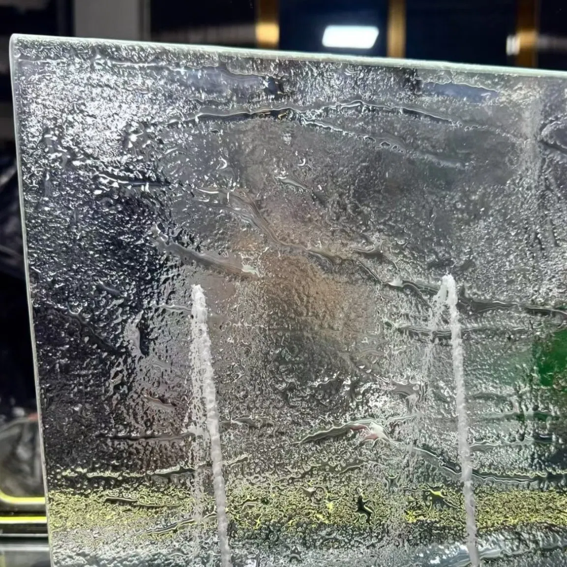 Fusing Decorative Glass Panels Hot Melting Cast Glass for Windows