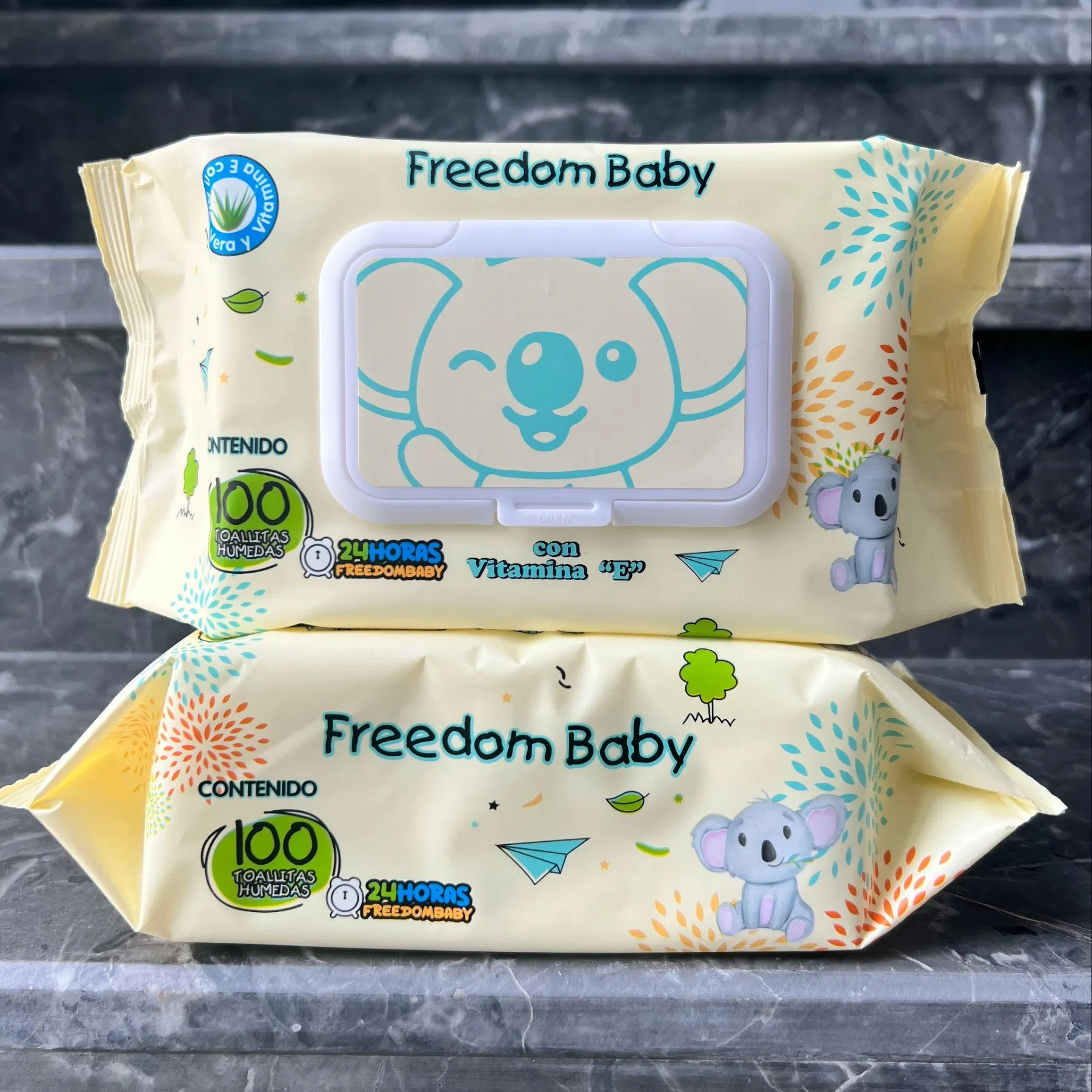 Biodegradable Alcohol-Free Individua High Quality Cleaning Wet Wipe