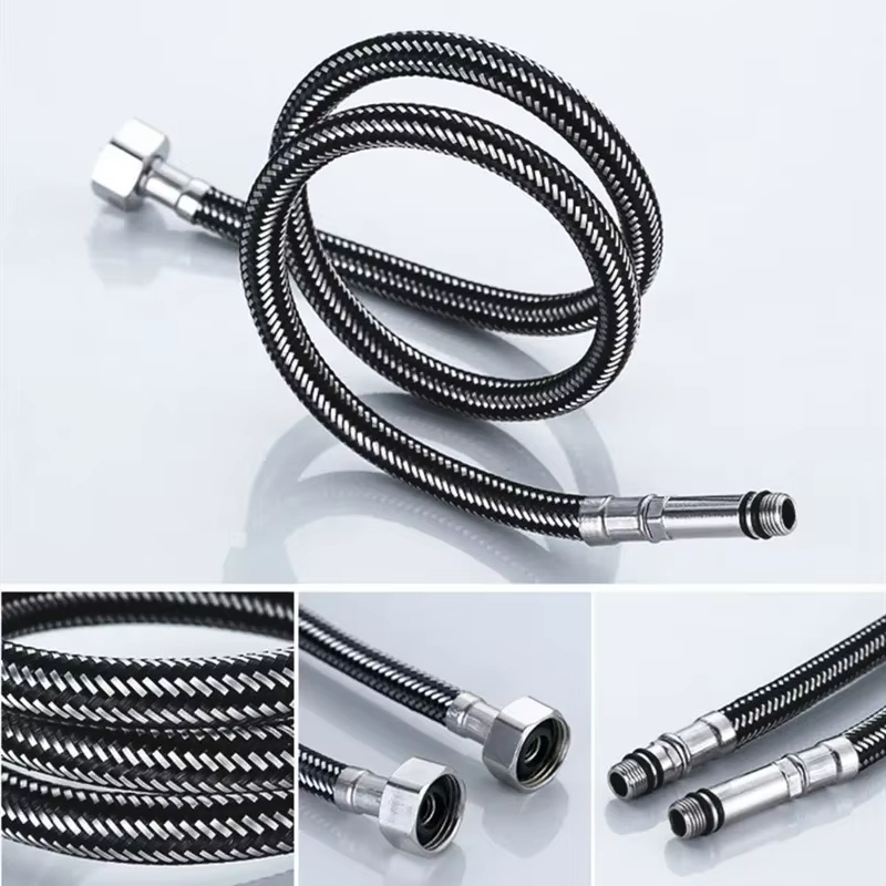 Stainless Steel Retractable Hose, Faucet Cold and Hot Water Inlet Hose