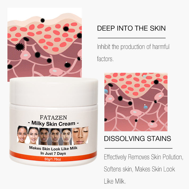 Nourishes Skin Improves Dullness Pore Shrinking Lighten Fine Lines Facial Whitening Cream