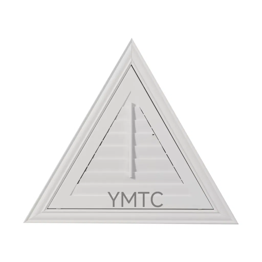 Customized Triangle Shaped Paulownia/Bass Wood Shutters