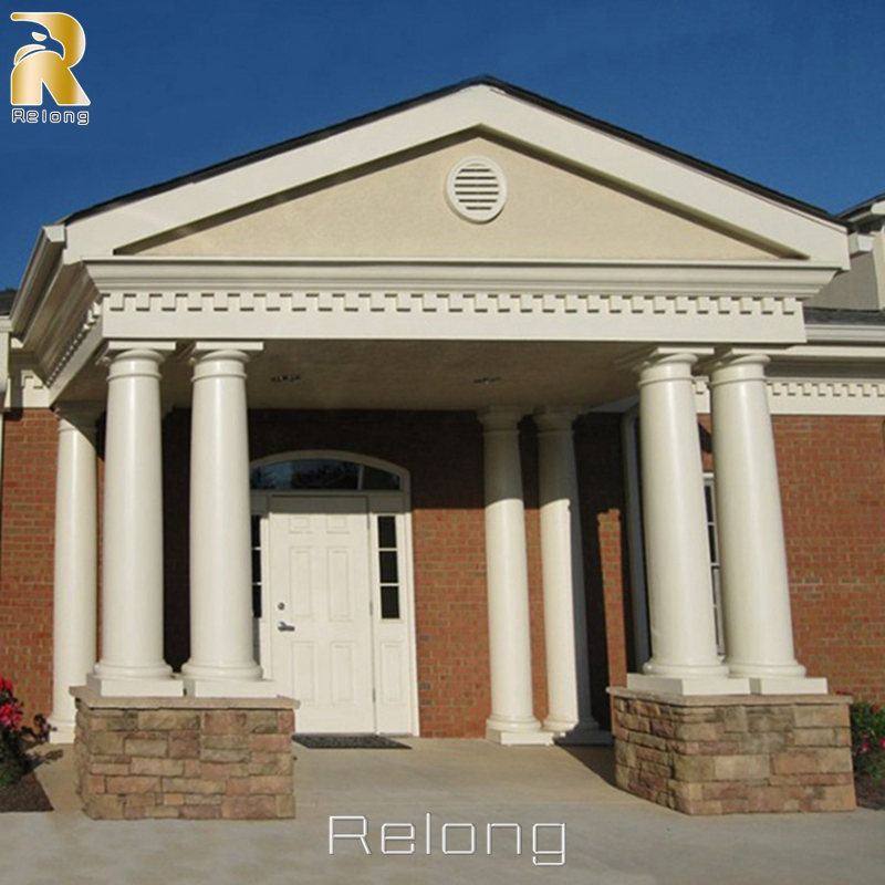 Natural White Marble Columns Design for Hotel/Villa/Home Project