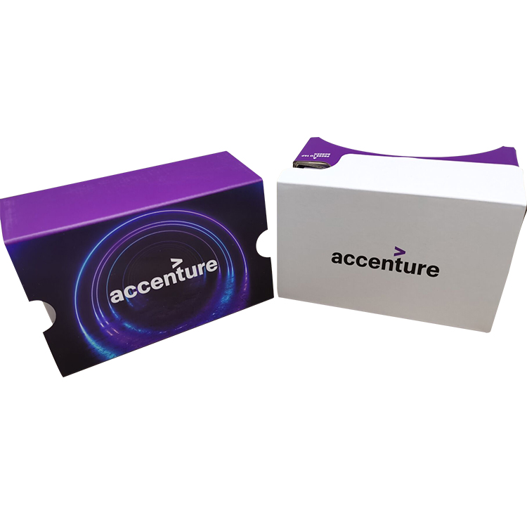 Custom Printing Logo Design OEM Virtual Reality Cardboard Custom Brand Logo Cardboard Glasses for 3D Video