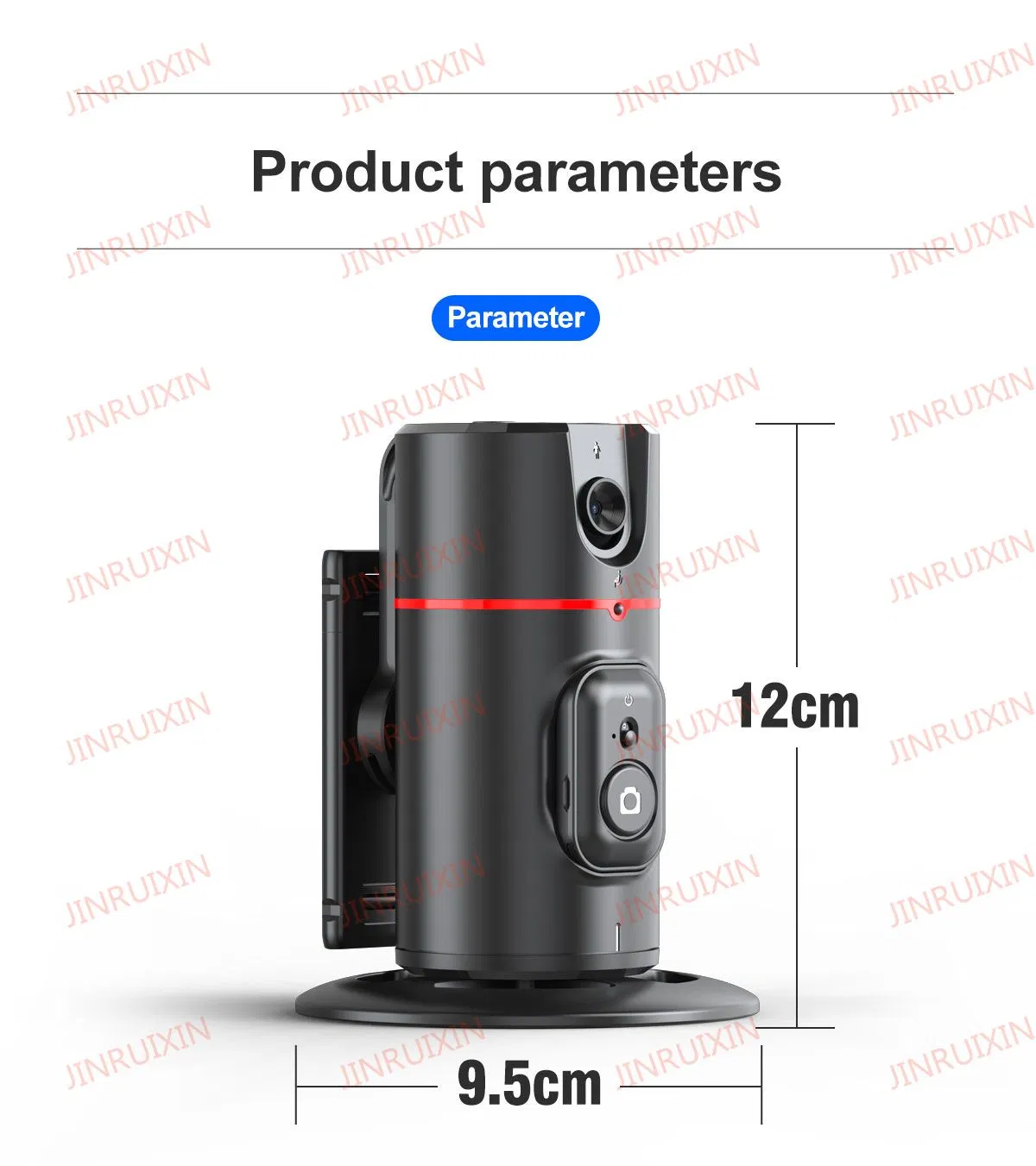 P02 Ai Face Tracker 360 Degree Auto Face Tracking Smart Rotation Desktop Selfie Gimbal Stabilizer for Smartphone