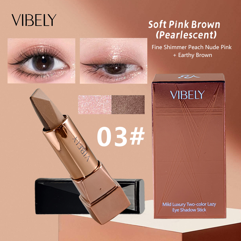 Cosmetics Private Label Makeup Waterproof Vegan Shimmer Glitter Lazy Eye Shadow Stick