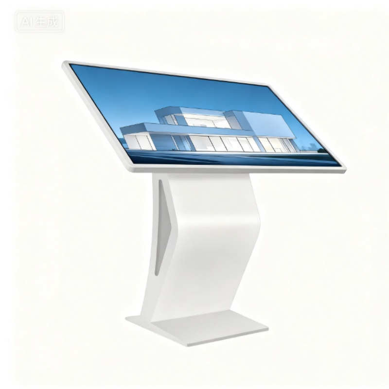 Smart Horizontal Kiosk for S Type LCD Interactive Touch Digital Signage Kiosk