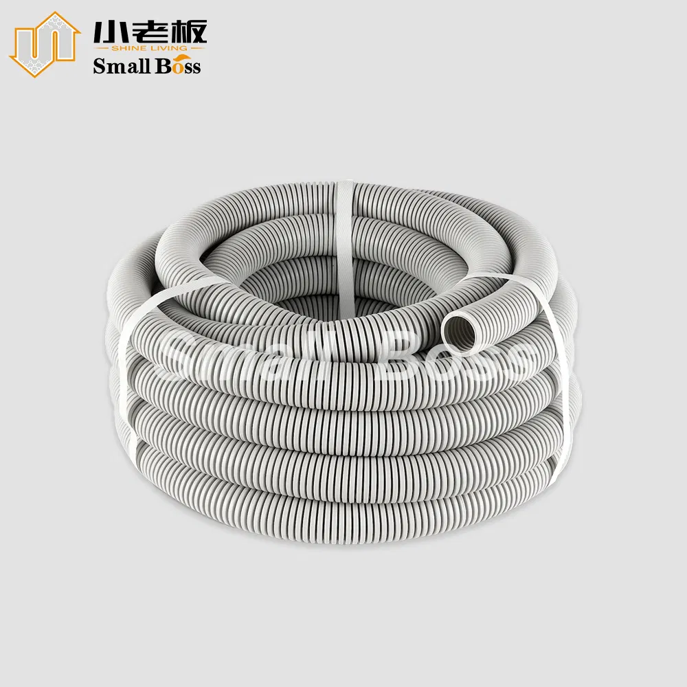 Flexible PVC Corrugated Pipe for Electrical Cable Protection / Drainage