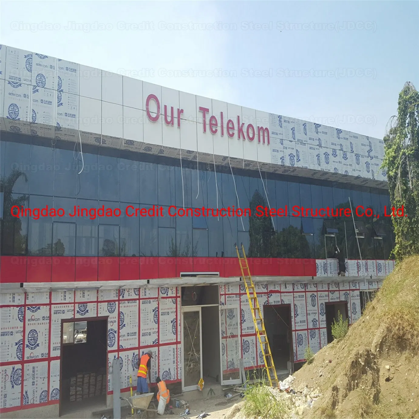 Design Low Cost Wide Span Heavy Duty Carbon Grid Steel Structure Frame Hotel Office Warehouse Exhibition Hall Sport Event Public Building Workshop