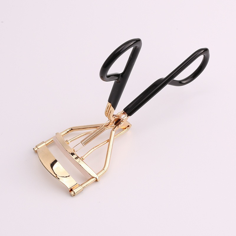Gold Plating Elastic Fashion Stainless Steel Lash Eyelashes Curl Maquillaje Lashes Eyelash Curler with Spring