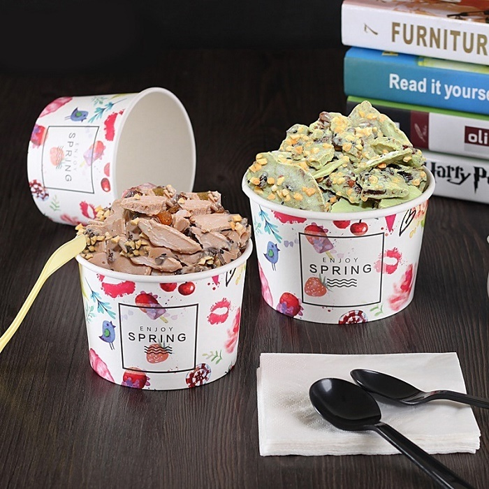 Paper Cups for Ice Cream_ Double Paper Cups for Ice Cream