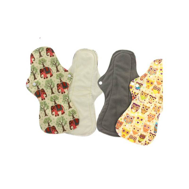 Menstrual Sanitary Pad, Sanitary Napkin Pad, Bamboo Fiber Bamboo Charcoal Sanitary Pad