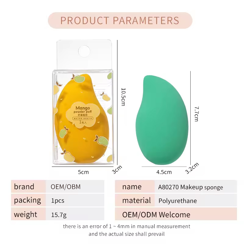 Ditong Polvo De Fruta De Mango Powder Puff