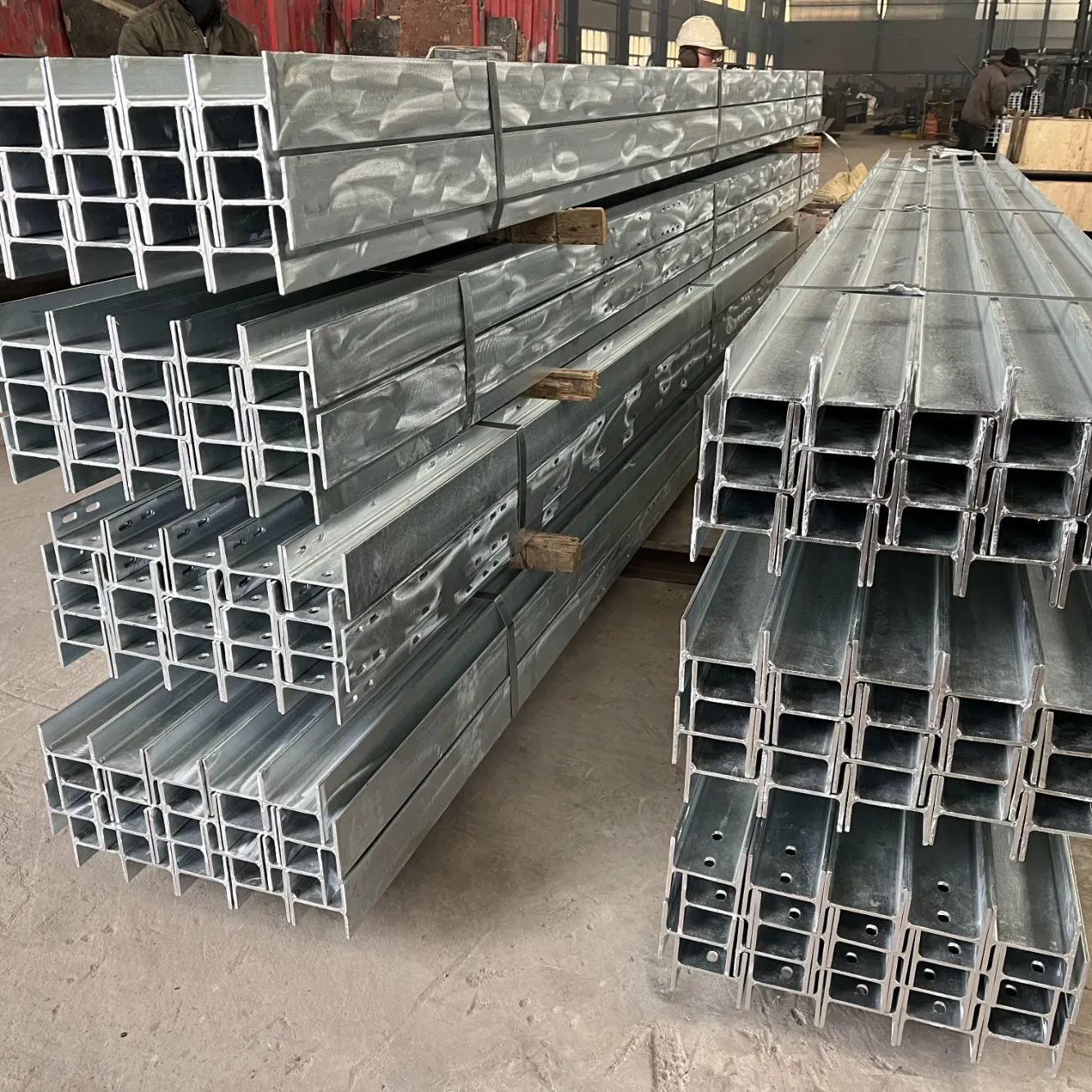 358 Security Mesh 100UC14.8 Galvanized Fencing H Posts