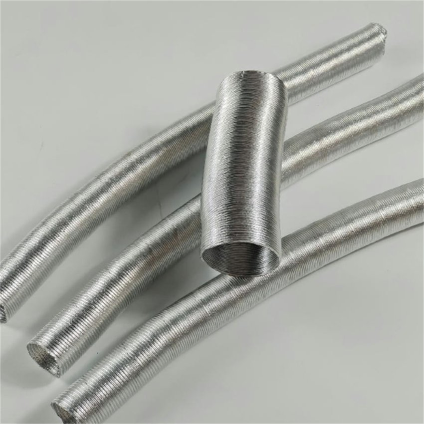 Chimney Aluminum Flexible Duct Forming Making Machine Pure Aluminum Foil Ventilation Ducts