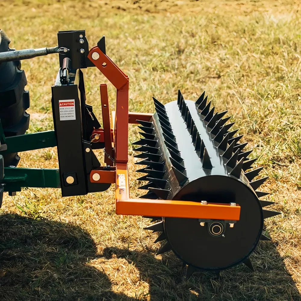 CE-Certified Heavy-Duty ATV Lawn Aerator Roller: Spike Design for Soil Aeration & Lawn Garden