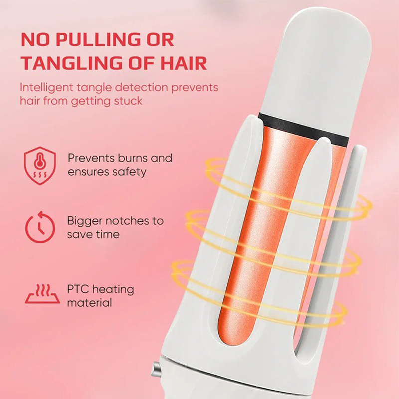 Hot Sale Ceramic Coated Portable 3-in-1 Automatic Curler for Hotel and Household